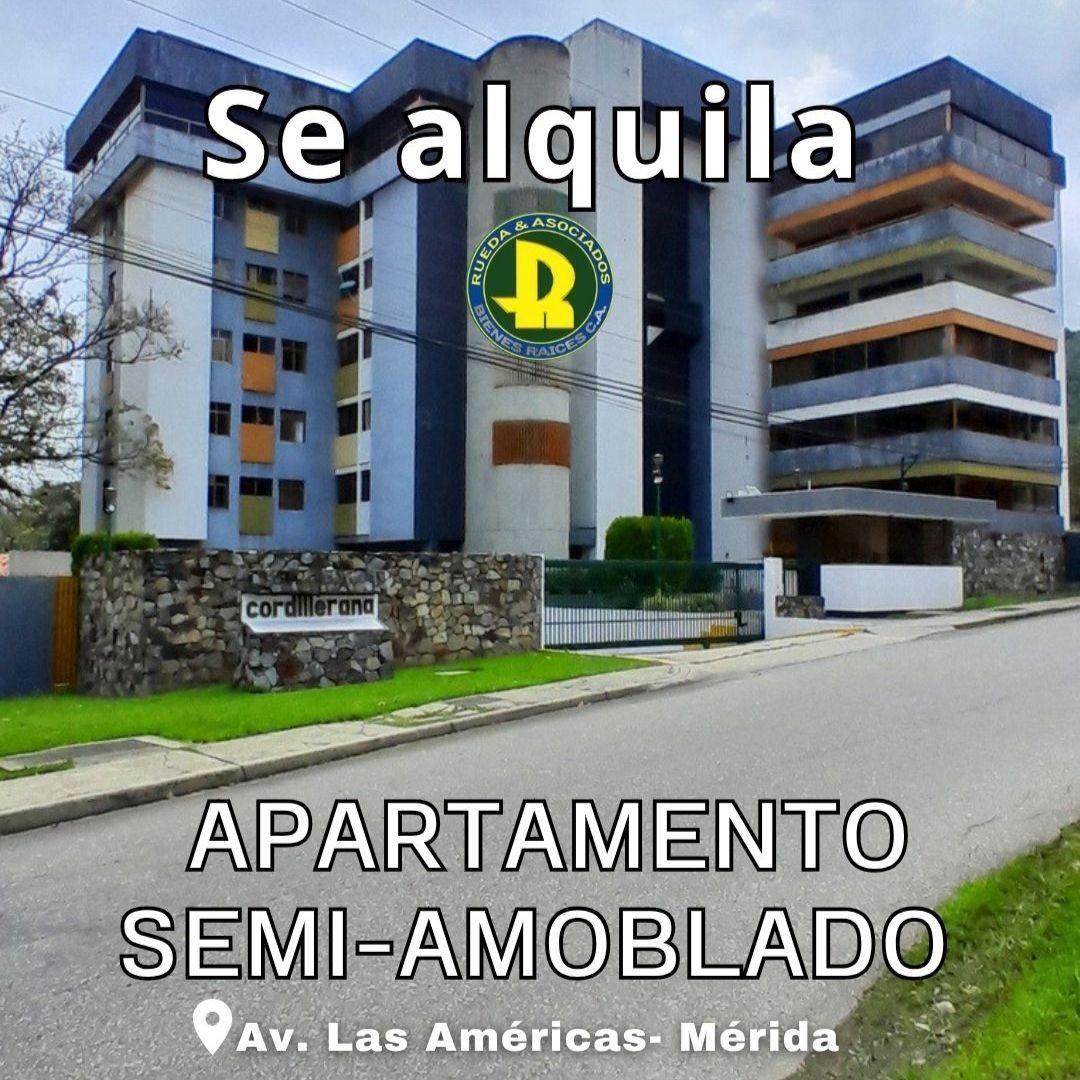 Apartamento en Alquiler -  Conjunto Residencial Cordillerana - Av. las Américas - Mérida - Edo. Mérida
